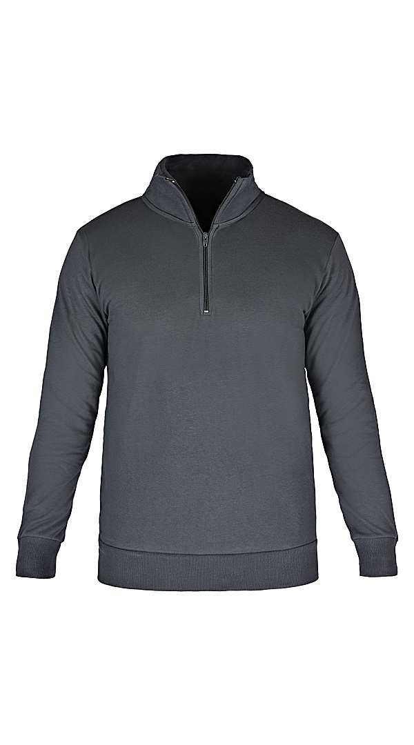 Felpa da Lavoro Mezza Zip Basic 40BN