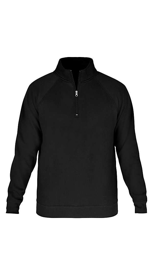 Felpa da Lavoro Mezza Zip Basic 40BN