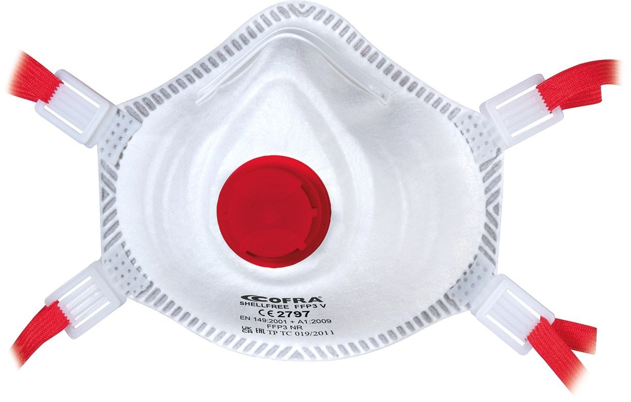 Mascherina con Valvola Cofra Shellfree FFP3 V M010-B031