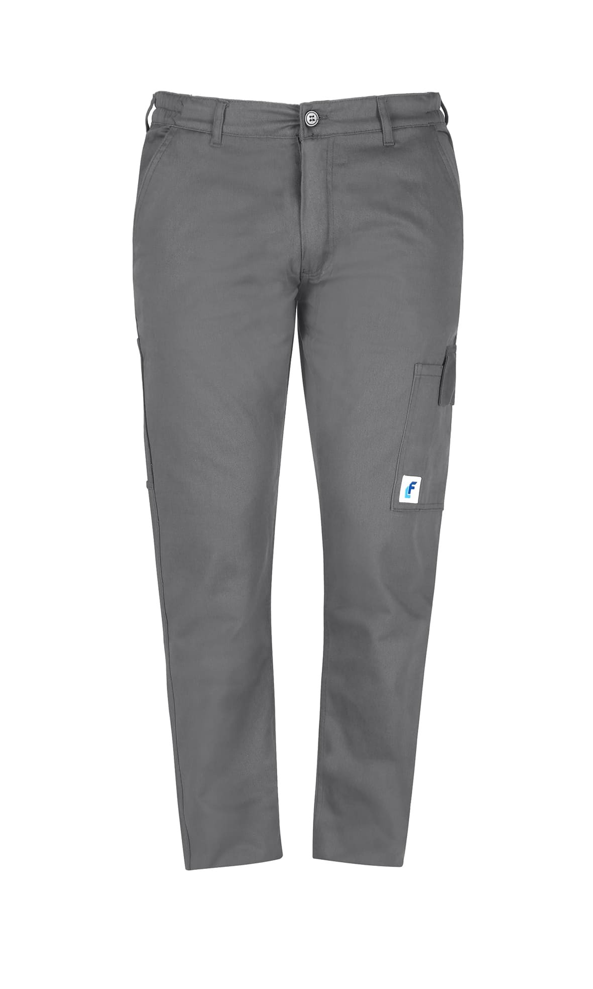 Pantalone Economici Grigio Multitasche Cotone 100% Massaua Imbottiti Felpati Invernale