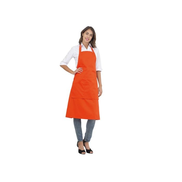 Grembiule con Pettorina Unisex Siggi Horeca Ash 28PZ0453/00-0819