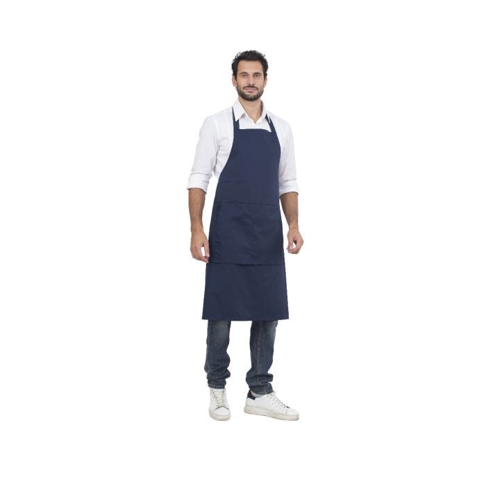 Grembiule con Pettorina Unisex Siggi Horeca Ash 28PZ0453/00-0819