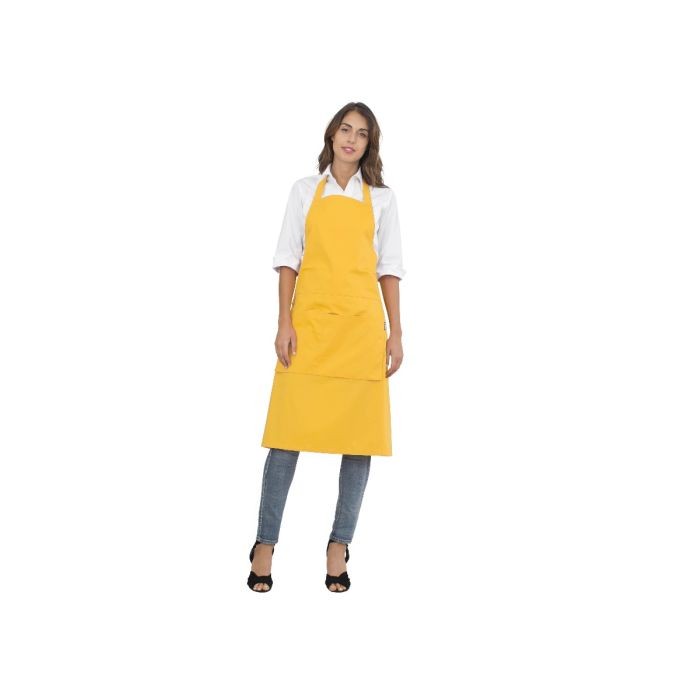 Grembiule con Pettorina Unisex Siggi Horeca Ash 28PZ0453/00-0819