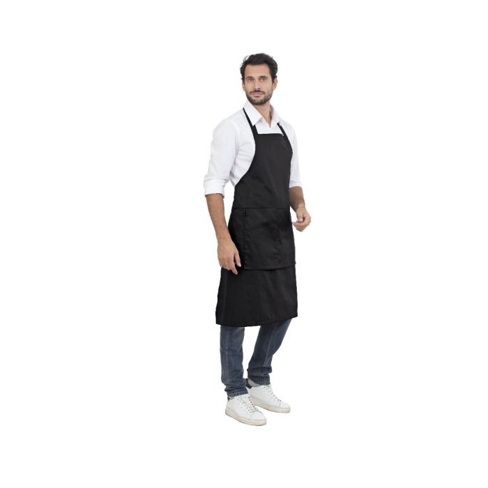 Grembiule con Pettorina Unisex Siggi Horeca Ash 28PZ0453/00-0819