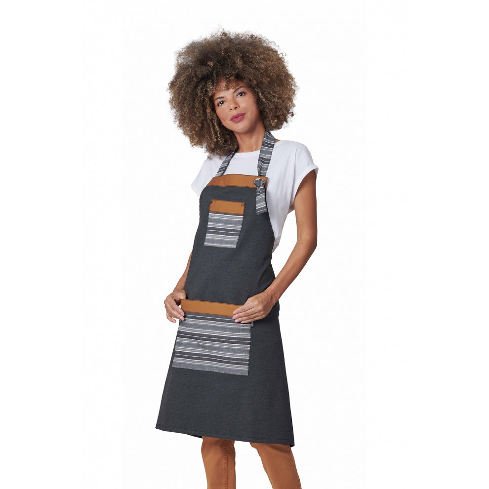 Grembiule con Pettorina da Lavoro Unisex Stretch Horeca Siggi Slash 28PZ0520/00