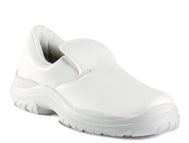 Scarpe antinfortunistiche Bianche Mocassino antinfortunistico FTG 2550M S2 SRC