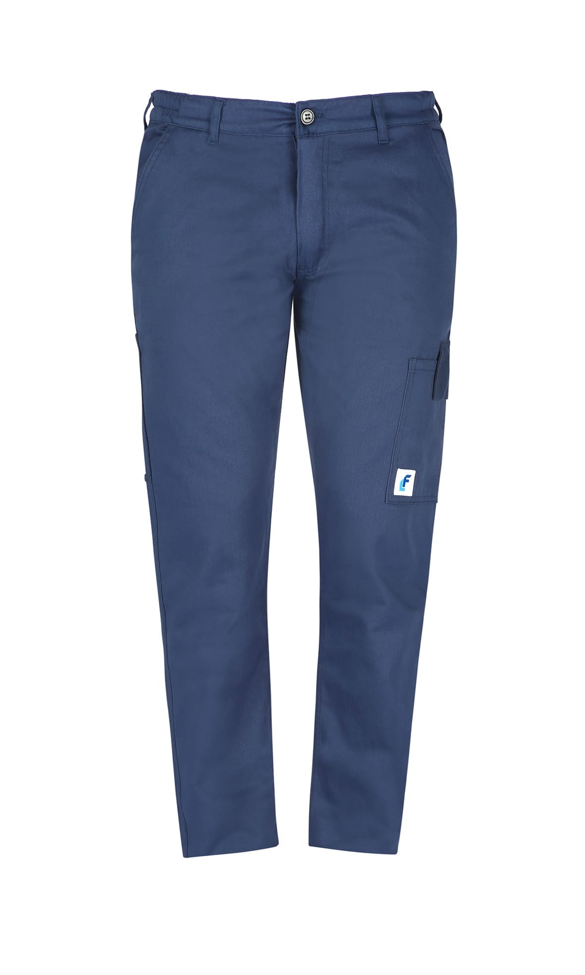 Pantalone Economico Blu Multitasche Cotone 100% Massaua