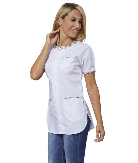 Casacca da donna multitasche a maniche corte Gioia Horeca Siggi - 28CS1424/00-0001
