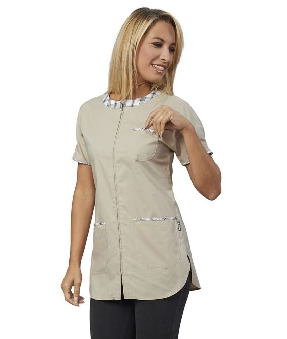 Casacca da donna multitasche a maniche corte Gioia Horeca Siggi - 28CS1424/00-0001