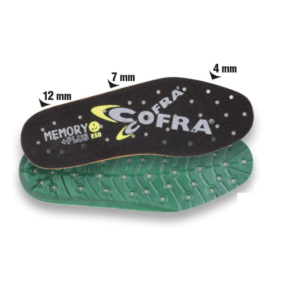 3 Pezzi - Soletta Cofra Memory Plus ESD SO-EMP-00
