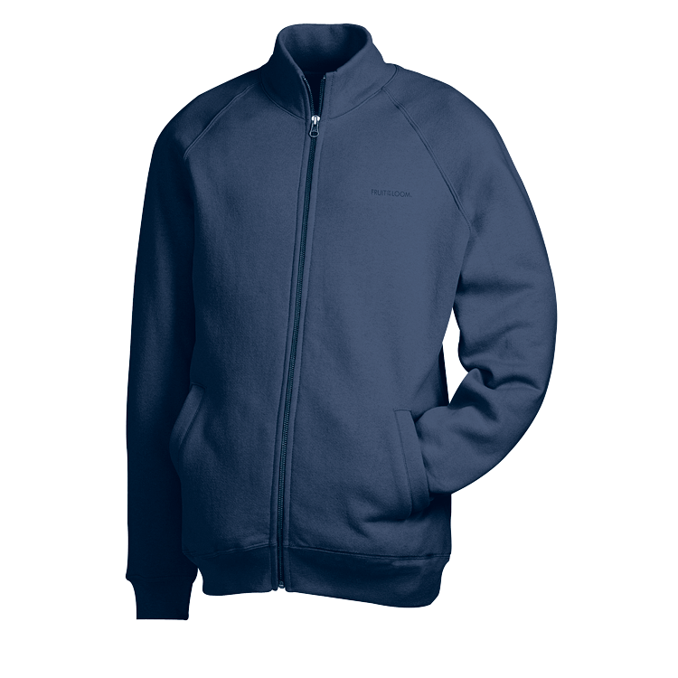 Felpa zip lunga FRUIT of the LOOM FR622280