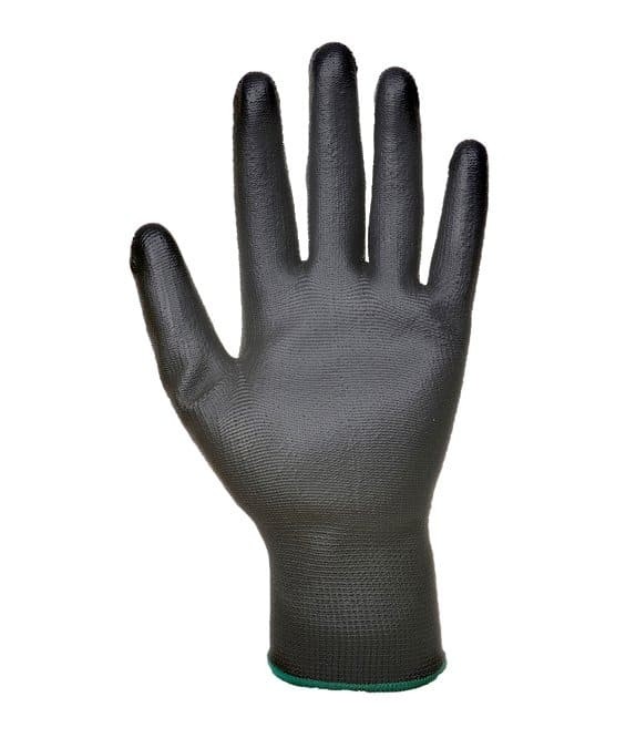 12 Paia - Guanti da lavoro spalmati in poliuretano con supporto in Nylon