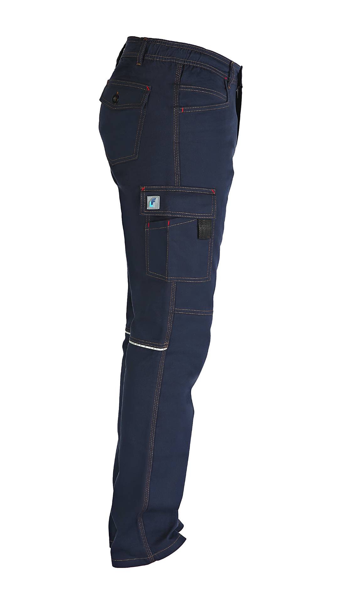 Pantalone da Lavoro Multitasche 100% Cotone Professional Slim Fit