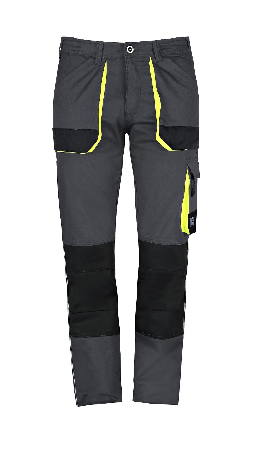 Pantaloni da lavoro Stretch LF Elasticizzati Multitasche Slim Fit estivi - Grigio