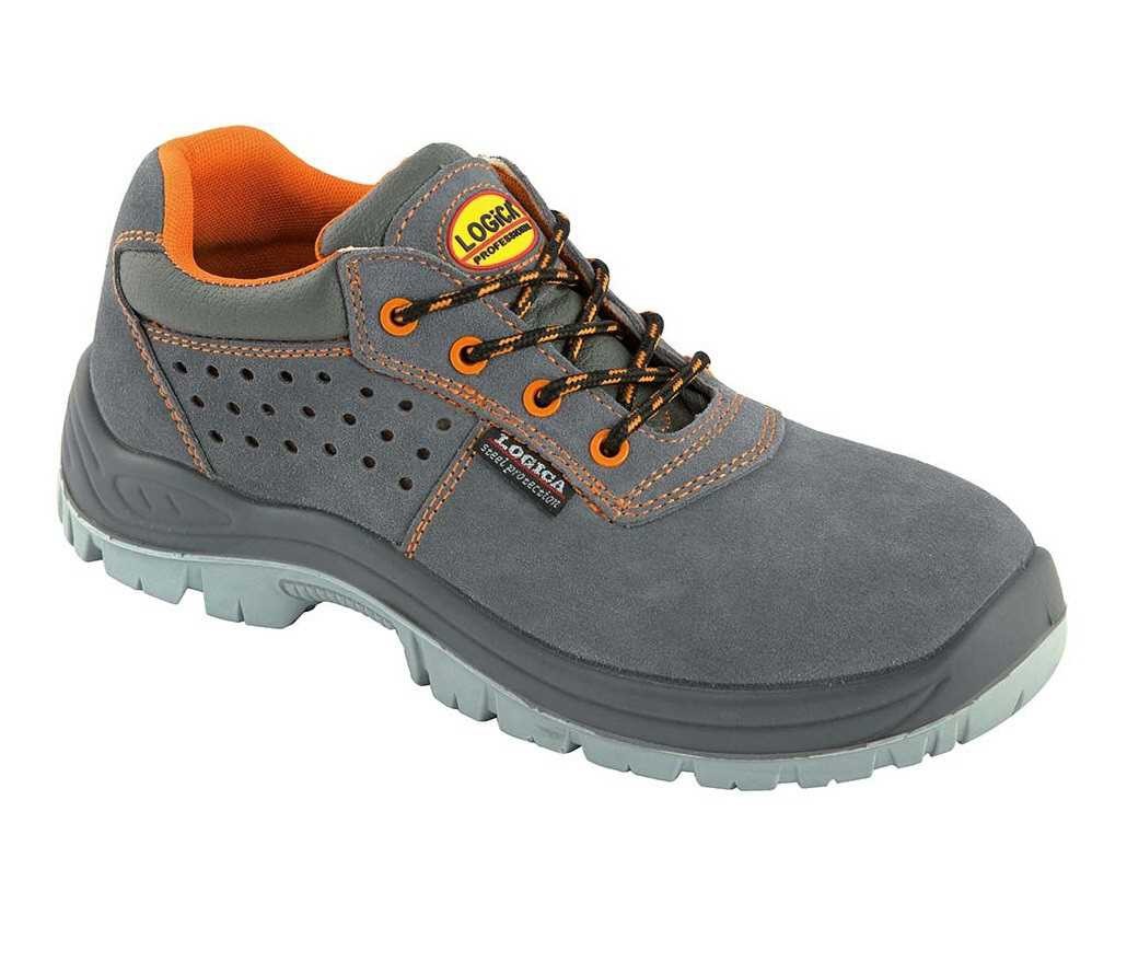 Scarpe Antinfortunistiche Basse Scamosciate Grigie Logica S1P SRC L89