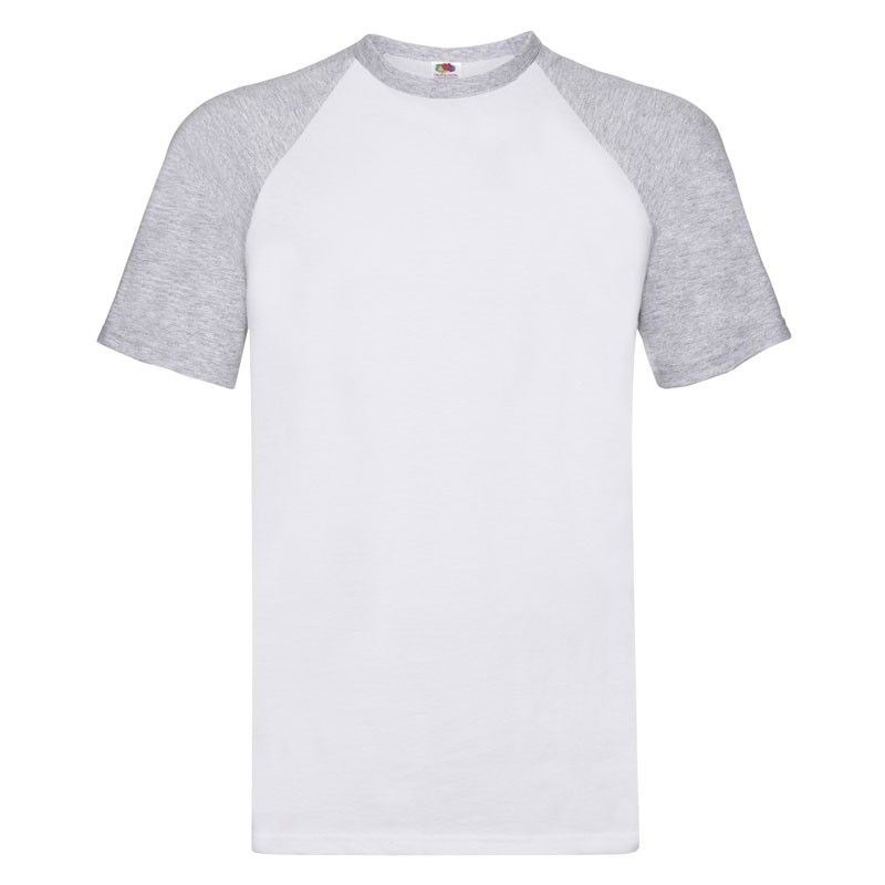 T-shirt da Lavoro Fruit of The Loom Baseball in Cotone a Girocollo FR610260