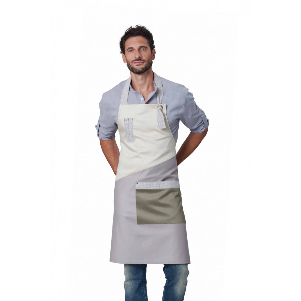 Grembiule con Pettorina da Lavoro Unisex Stretch Horeca Siggi Bruce 28PZ0521/00