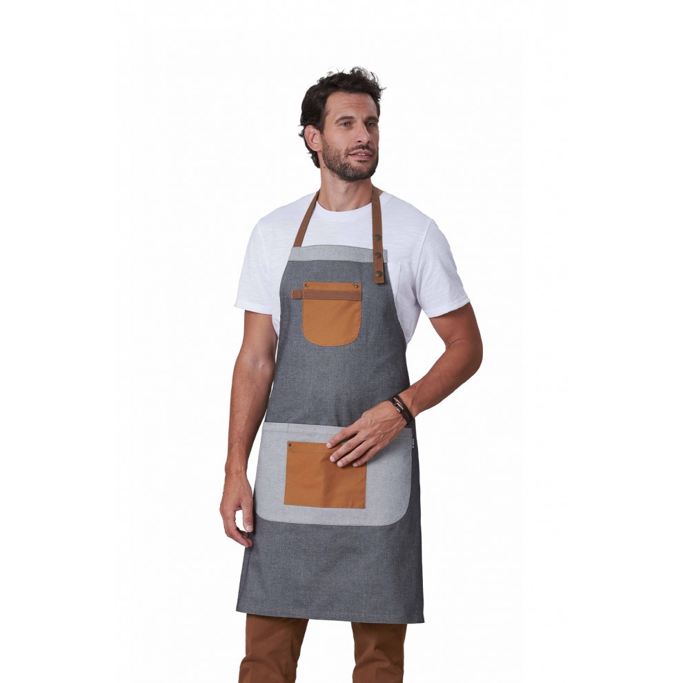 Grembiule con Pettorina da Lavoro Unisex Stretch Horeca Siggi Elvis 28PZ0522/00