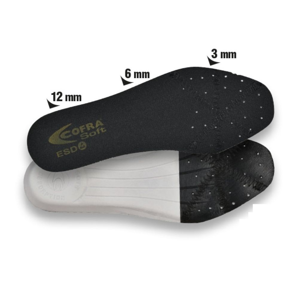 3 Pezzi - Soletta Cofra Soft ESD SO-ECS-00