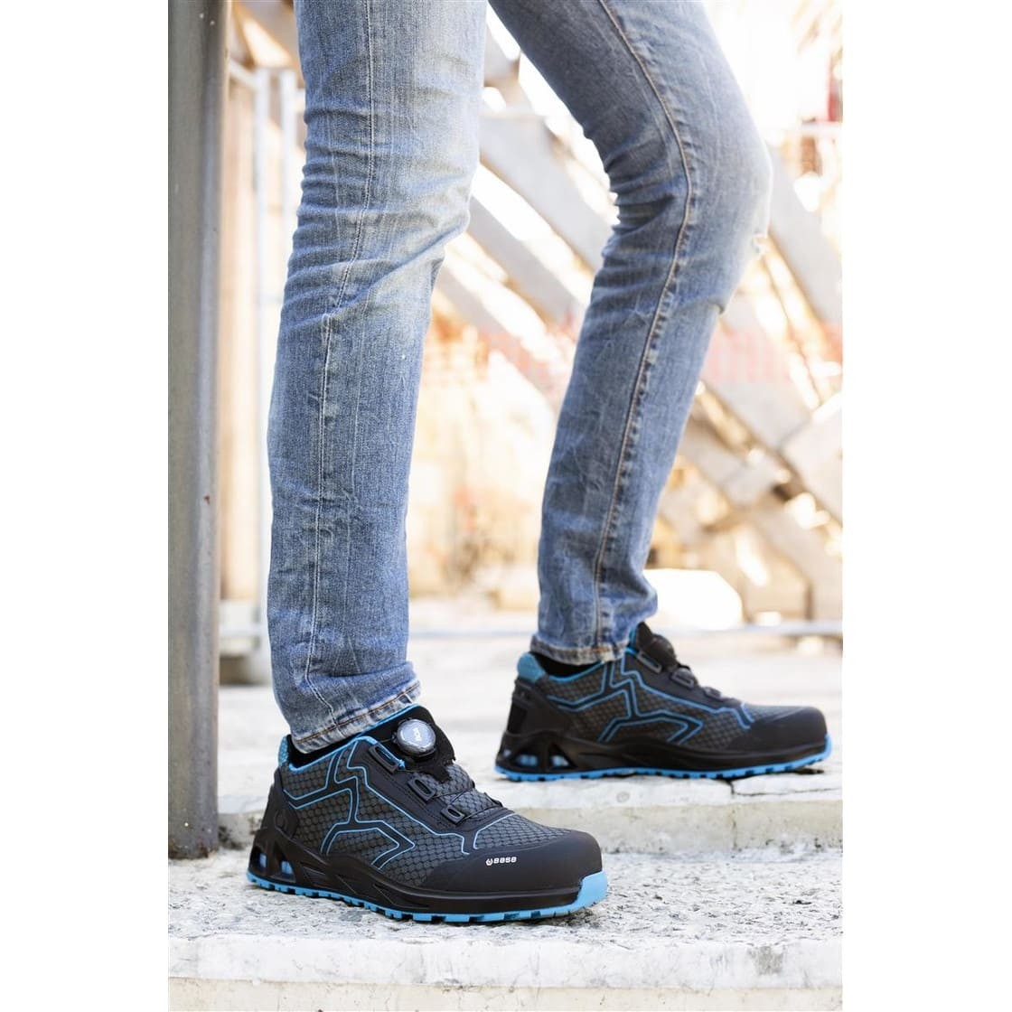 OUTLET - Scarpe Antinfortunistiche Base K-Trek S1P HRO SRC Estive traspiranti e leggere con chiusura BOA 2 - B1005B