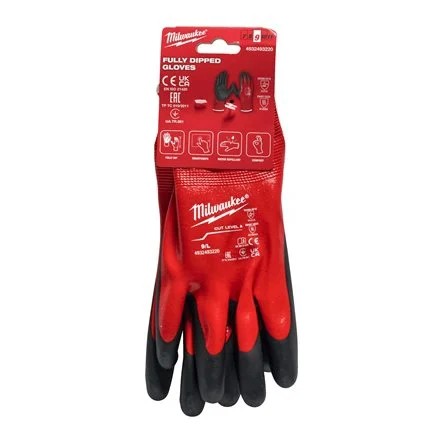 Guanti da Lavoro Milwaukee Fully Dip Taglio A 4932493218
