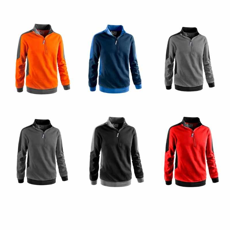 Felpa da Lavoro Mezza Zip Sottozero Patch 50180