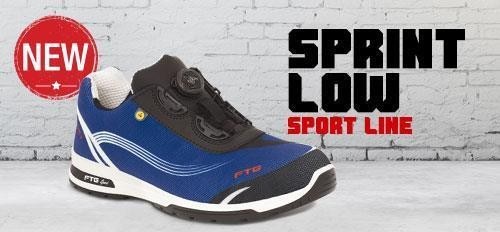 Scarpe antinfortunistiche FTG Sprint Low S3 SRC ESD Leggere Sportive Antiscivolo con chiusura BOA