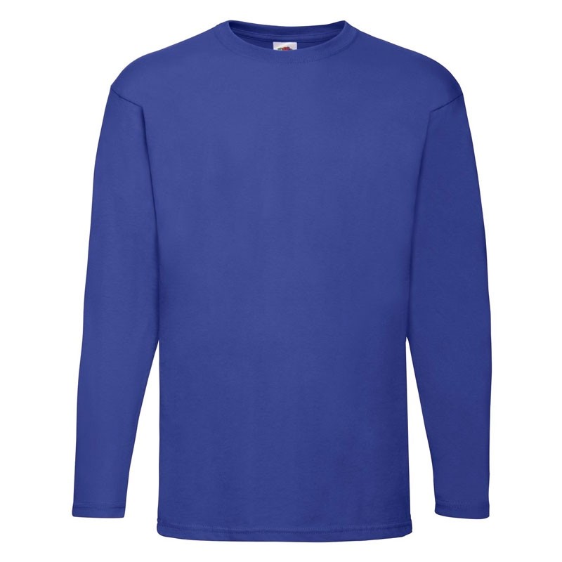 T-Shirt da Lavoro Fruit of The Loom Valueweight a Manica Lunga in Cotone 610380