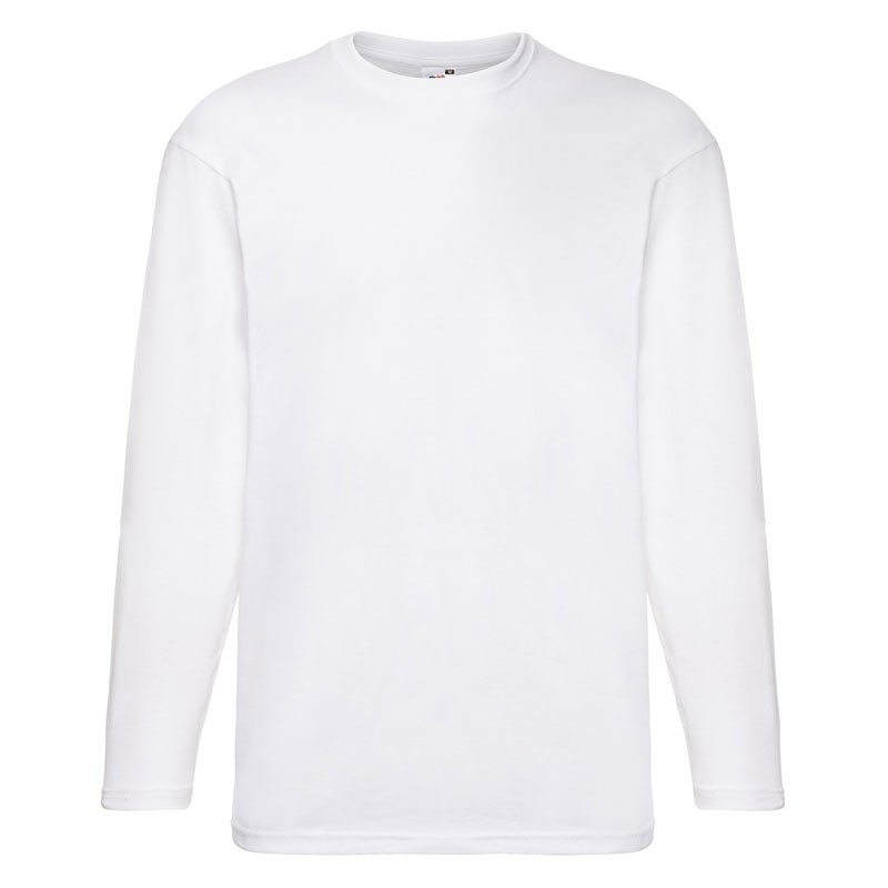 T-Shirt da Lavoro Fruit of The Loom Valueweight a Manica Lunga in Cotone 610380