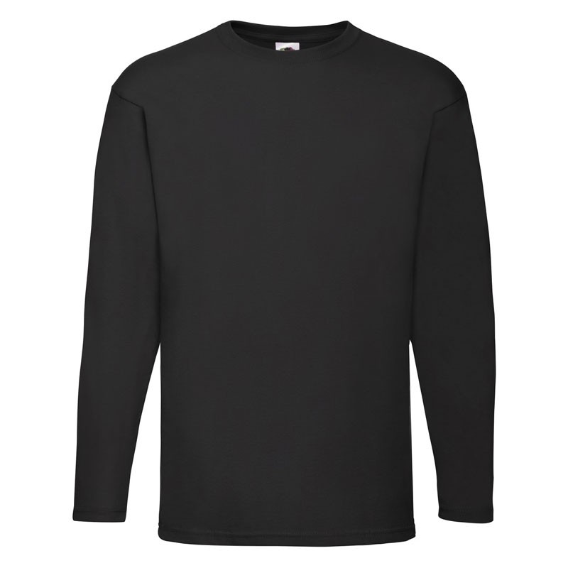 T-Shirt da Lavoro Fruit of The Loom Valueweight a Manica Lunga in Cotone 610380