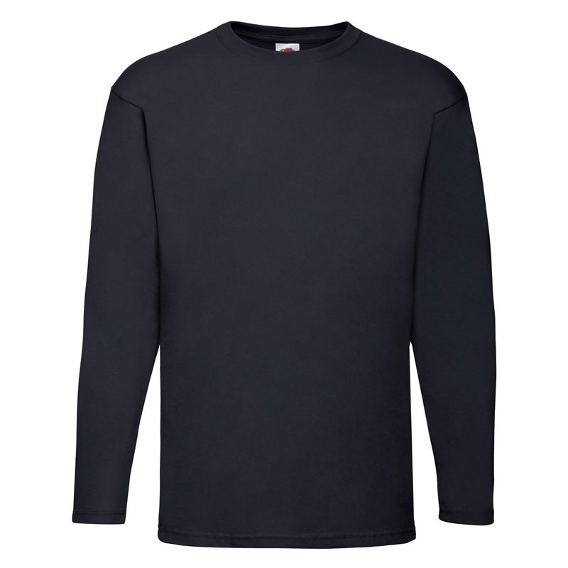 T-Shirt da Lavoro Fruit of The Loom Valueweight a Manica Lunga in Cotone 610380