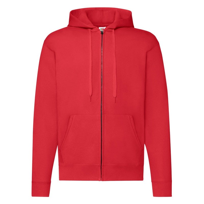 Felpa Da Lavoro Fruit Of The Loom con Cappuccio Foderato e Zip Lunga FR620620