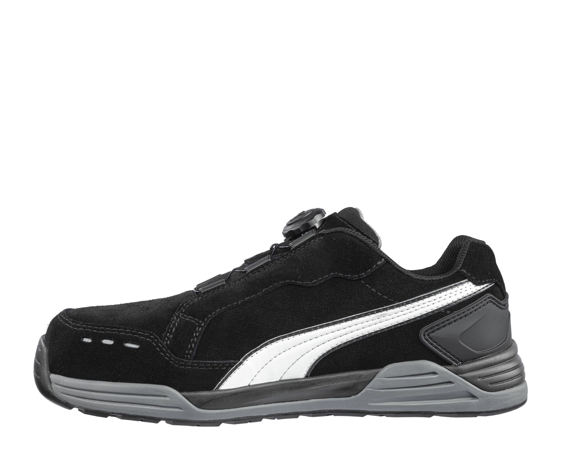 Scarpe antinfortunistiche Puma Airtwist Black Disc Low con chiusura BOA S3 HRO ESD SRC 644651