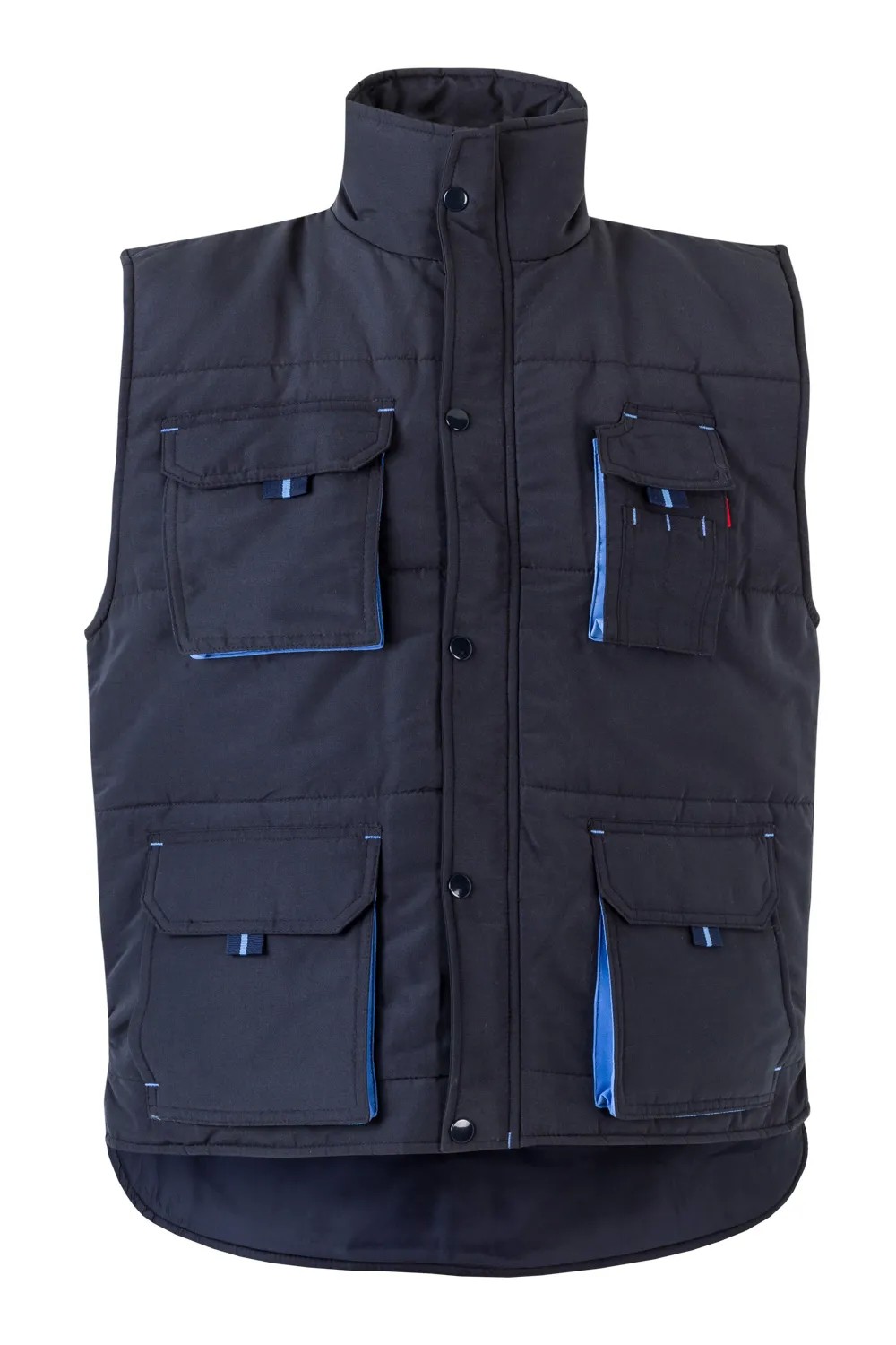 Gilet trapuntato bicolore da Lavoro Multitasche Velilla 205902