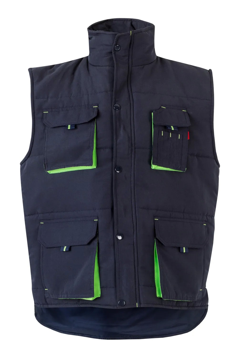 Gilet trapuntato bicolore da Lavoro Multitasche Velilla 205902