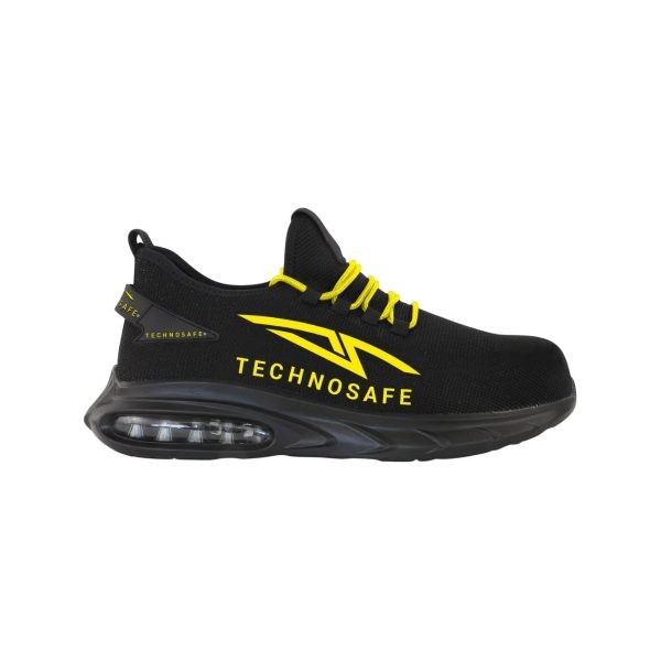 Scarpe Antinfortunistiche Basse Metalfree Technosafe Neon Dark Mode S1PL FO SR ESD