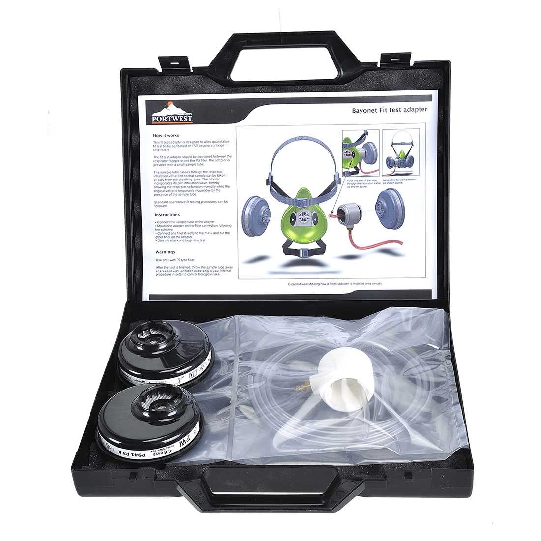 Kit Adattatore per Fit Test di Montaggio a Baionetta da Lavoro Portwest P999