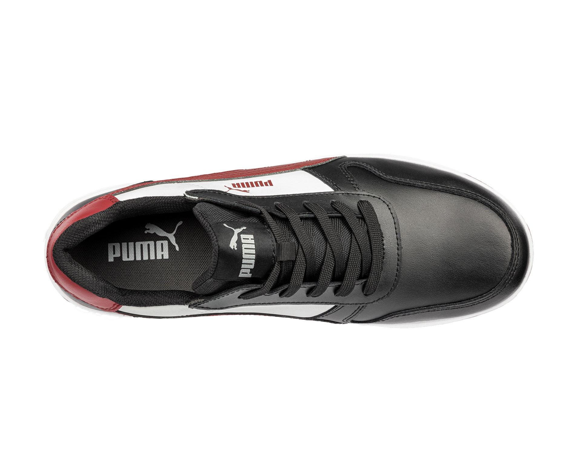 Scarpe antinfortunistiche Puma Frontcourt Black/White/Red Low S3 FO HRO ESD SRC 640200