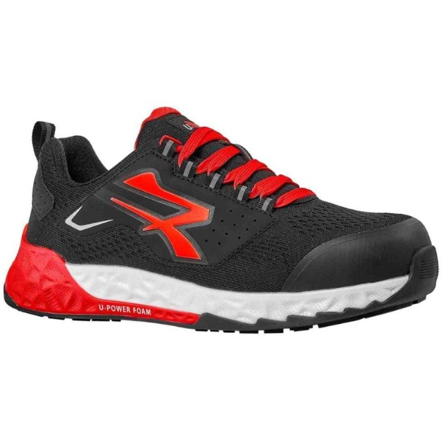 Scarpe antinfortunistiche Basse U-Power Red Stratos Jorah S1PS HI HRO FO ESD SR RT20066 Metalfree Comode