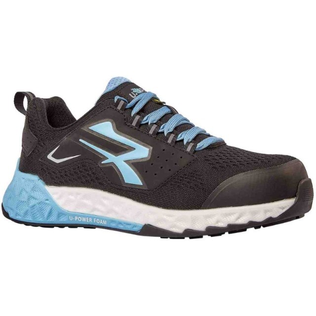 Scarpe antinfortunistiche Basse U-Power Red Stratos Loras S1PS HI HRO FO ESD SR RT20086 Metalfree Comode