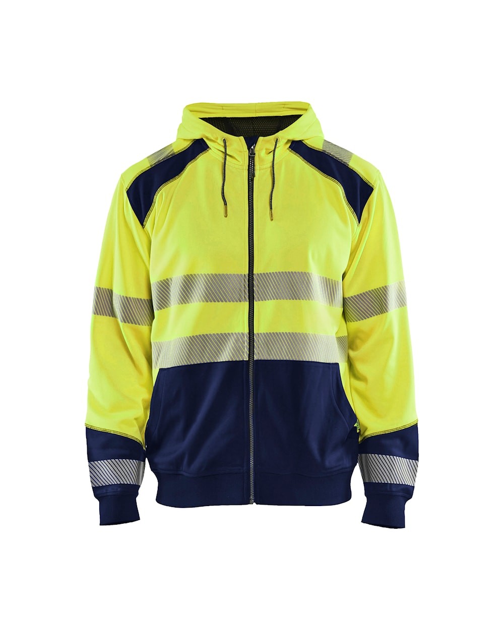 Felpa da lavoro con cappuccio zip intera Blaklader alta visibilit� 354625283389L
