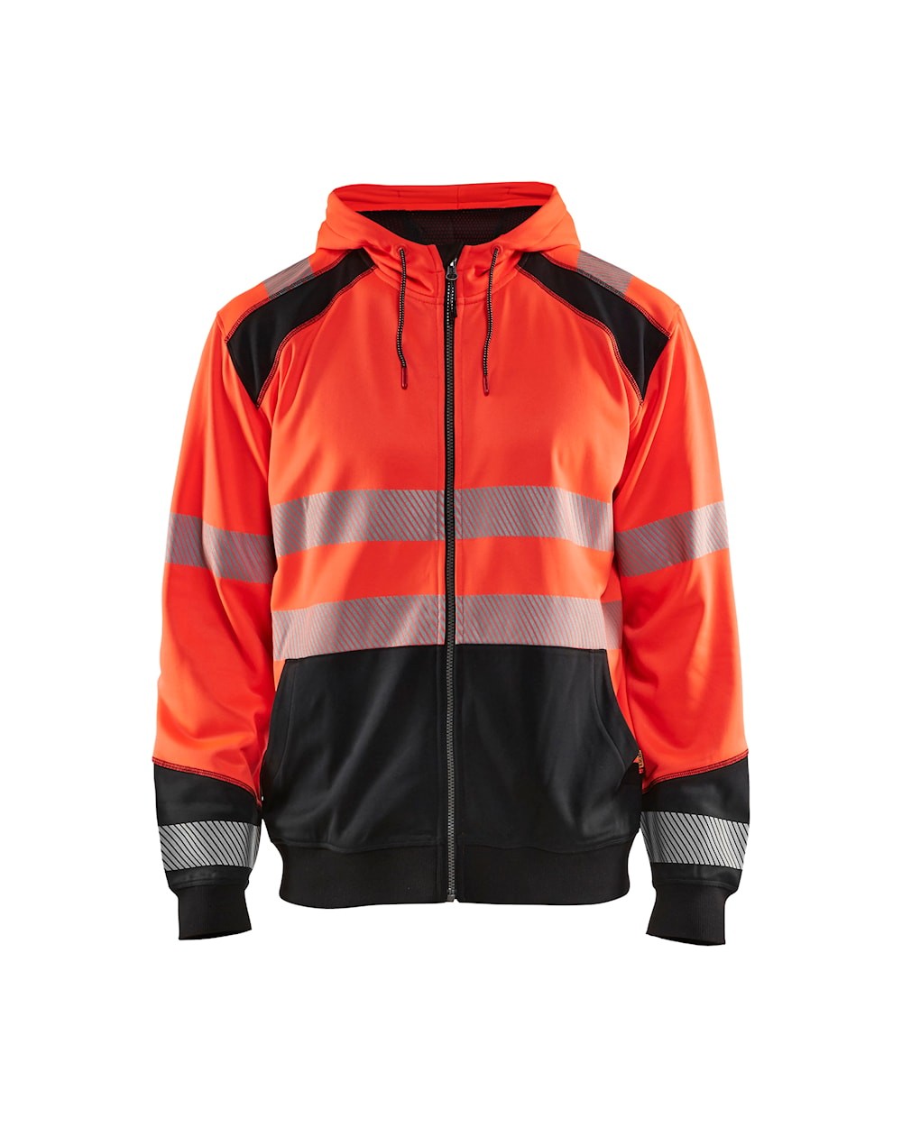 Felpa da lavoro con cappuccio zip intera Blaklader alta visibilit� 354625283389L