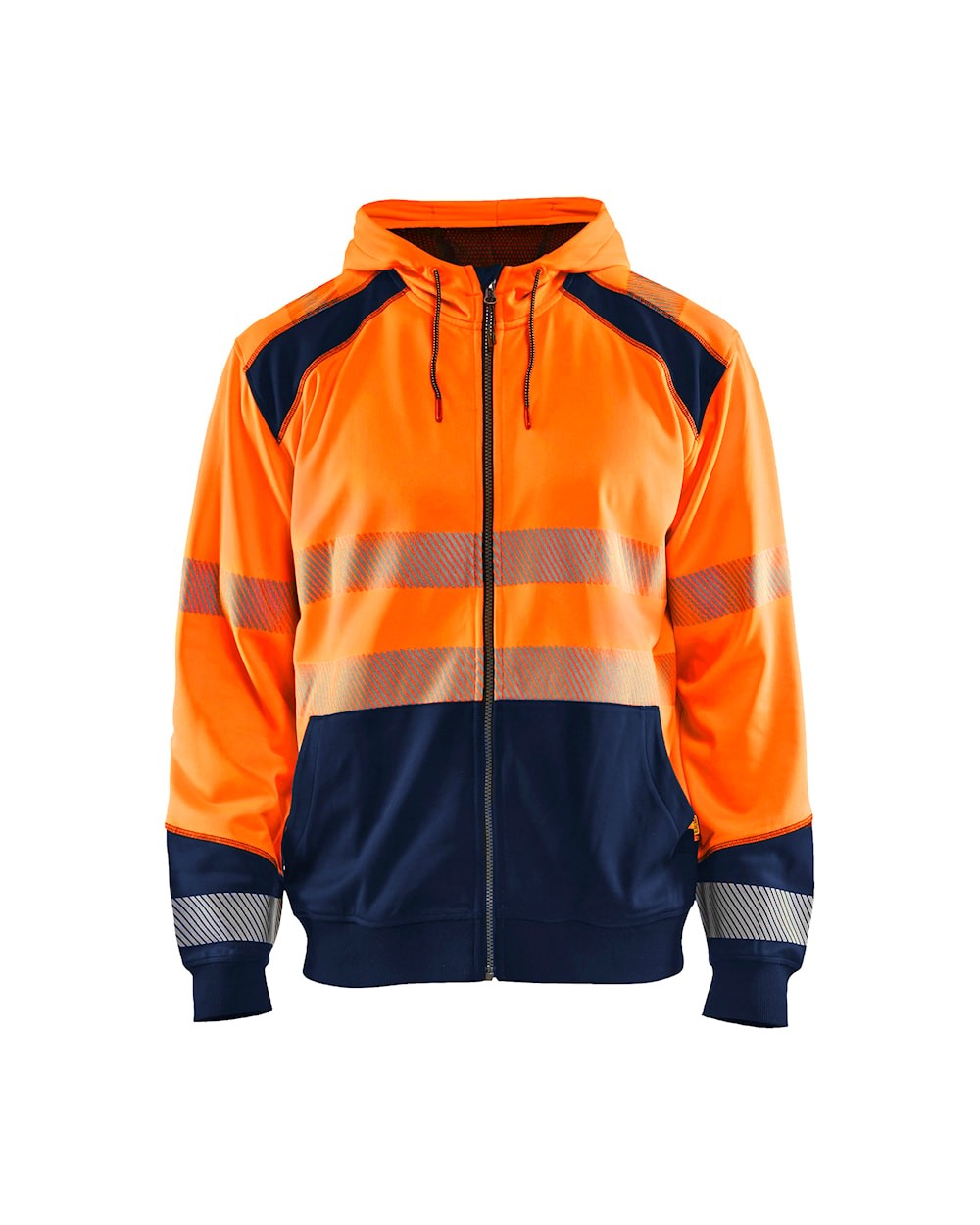 Felpa da lavoro con cappuccio zip intera Blaklader alta visibilit� 354625283389L