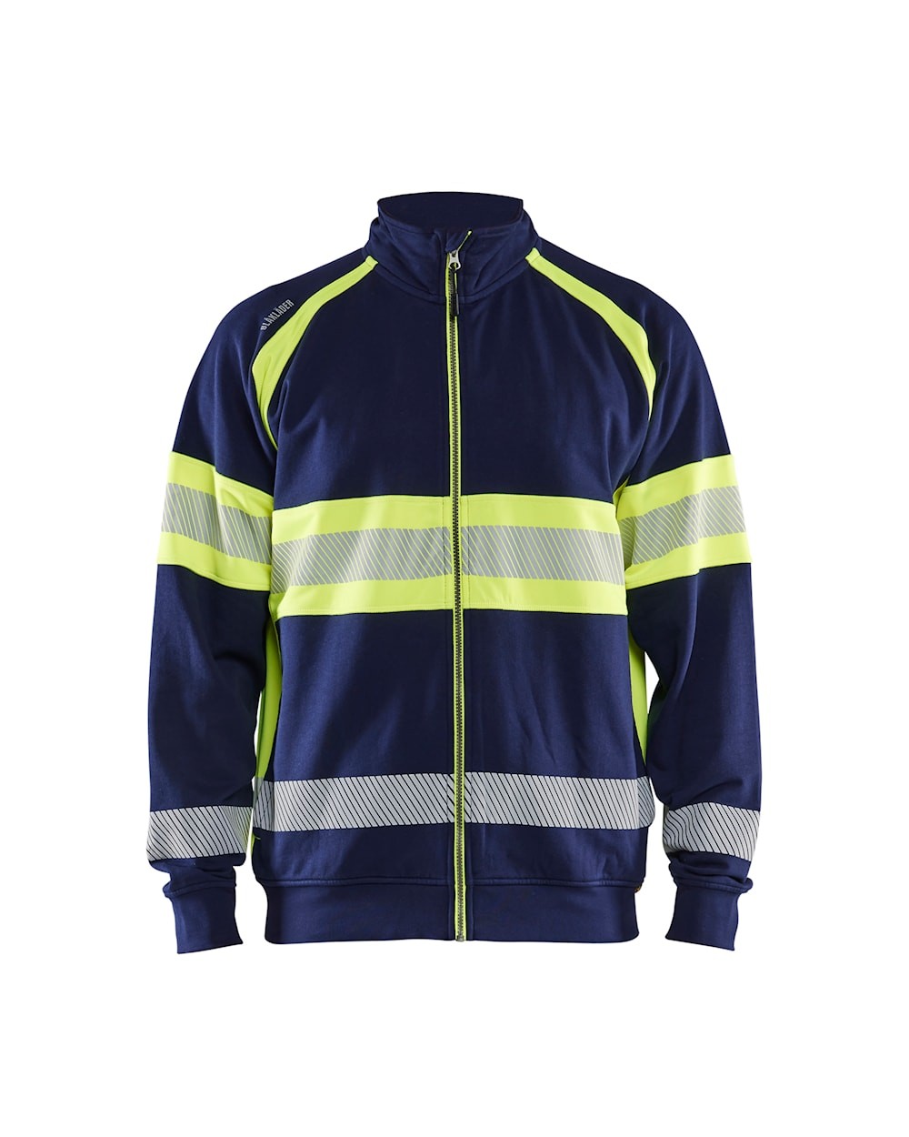 Felpa da Lavoro Blaklader alta visibilit� 100% cotone zip intera 355111588933L