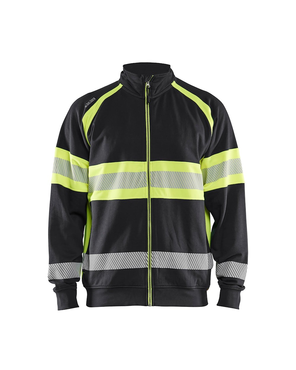 Felpa da Lavoro Blaklader alta visibilit� 100% cotone zip intera 355111588933L