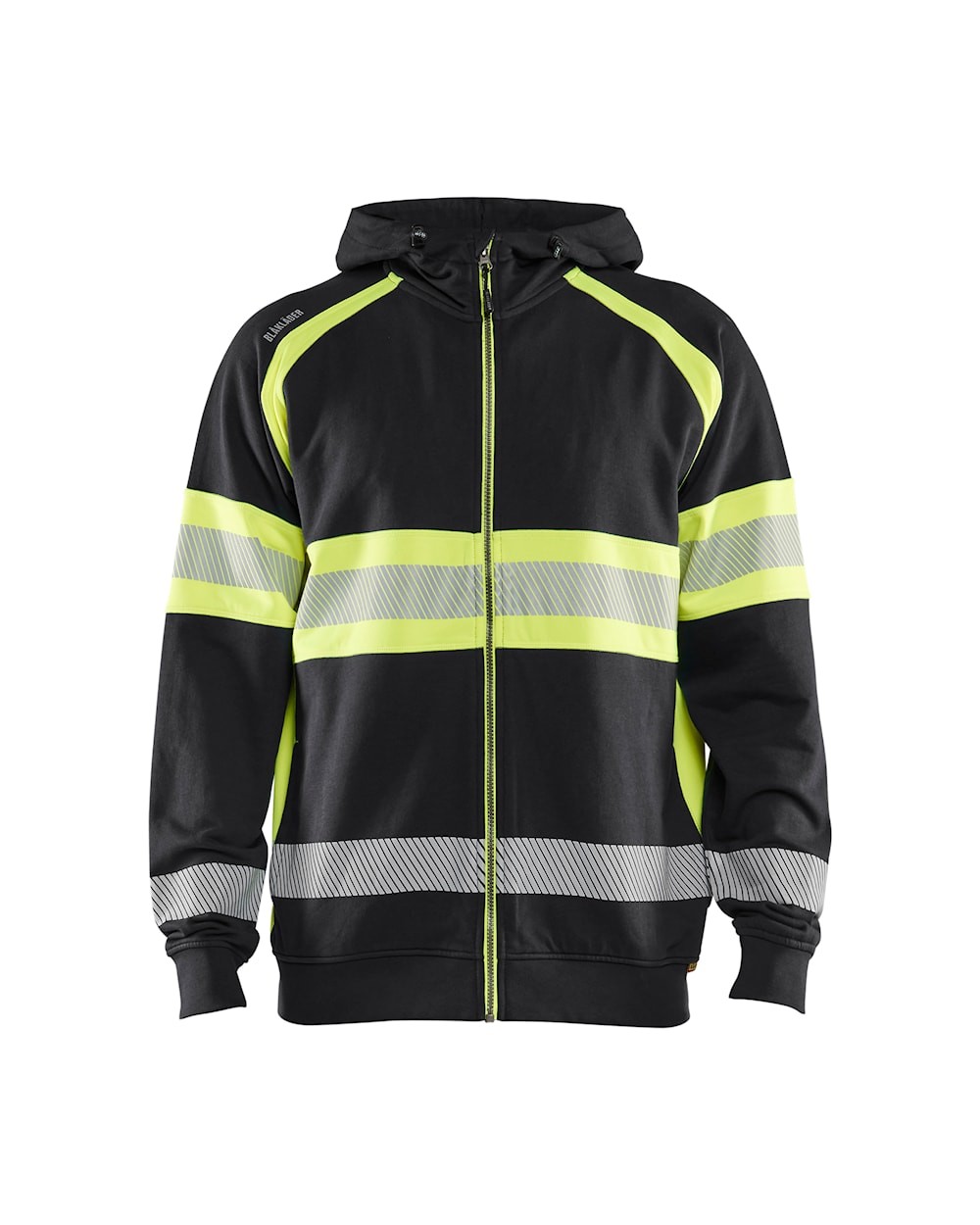 Felpa da Lavoro Blaklader alta visibilit� 100% cotone zip intera con capuccio 355211588933L