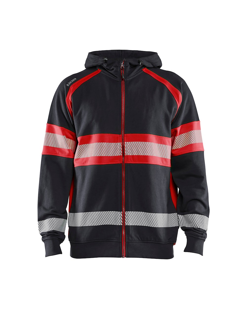 Felpa da Lavoro Blaklader alta visibilit� 100% cotone zip intera con capuccio 355211588933L