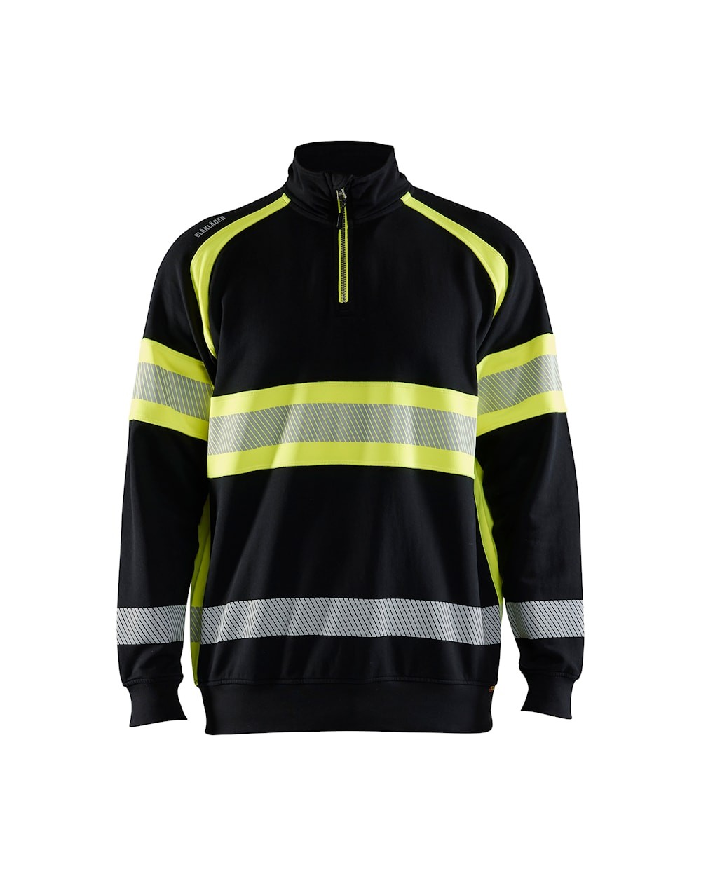 Felpa da Lavoro Blaklader alta visibilit� 100% cotone mezza zip 355311588933L