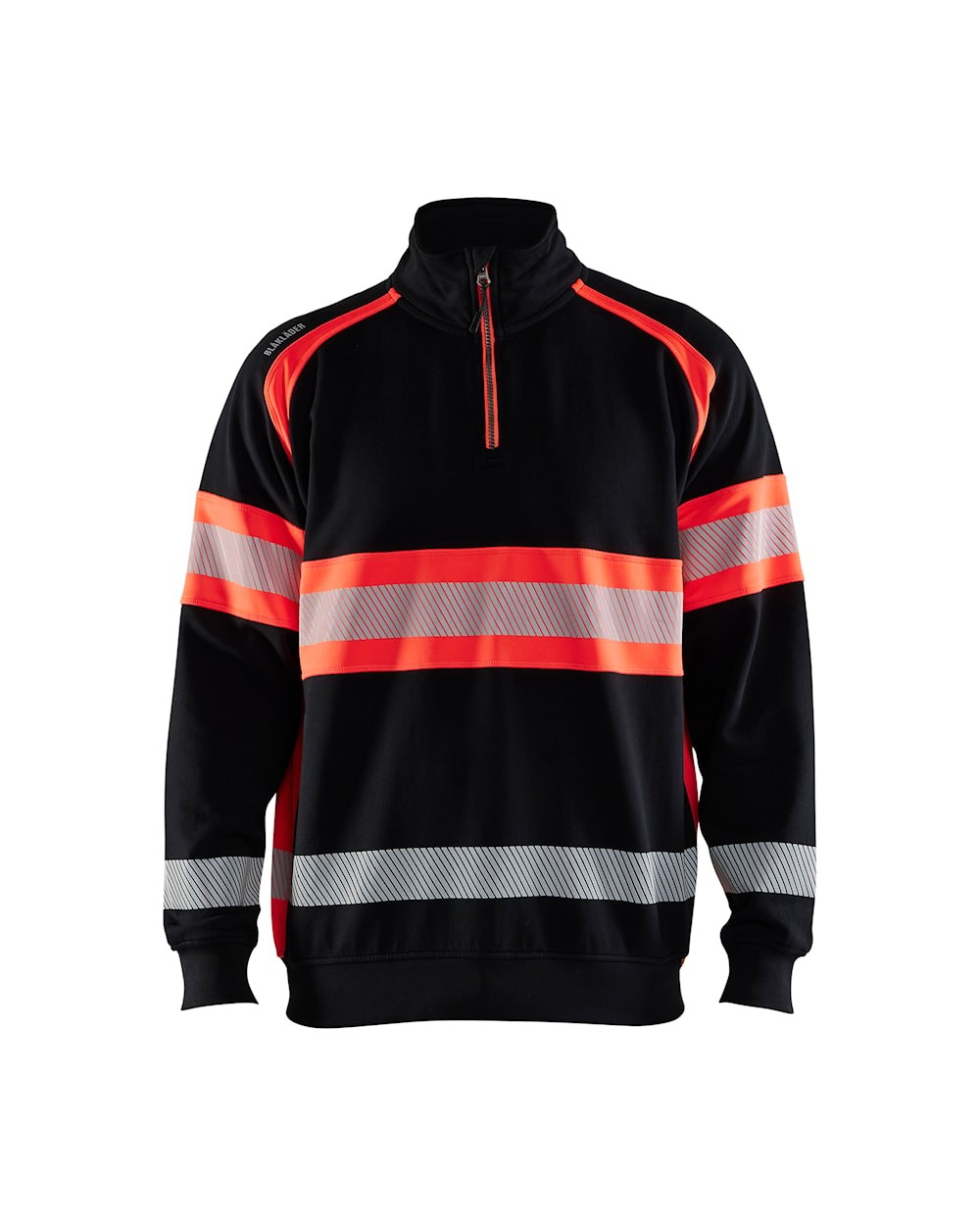 Felpa da Lavoro Blaklader alta visibilit� 100% cotone mezza zip 355311588933L