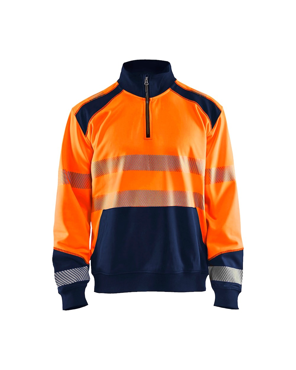 Felpa da Lavoro Blaklader alta visibilit� mezza zip 355625283389L